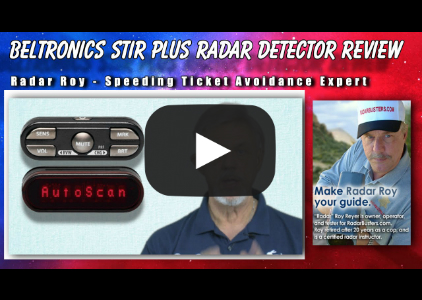 Beltronics STiR+ - Radar Roy - Youtube náhled